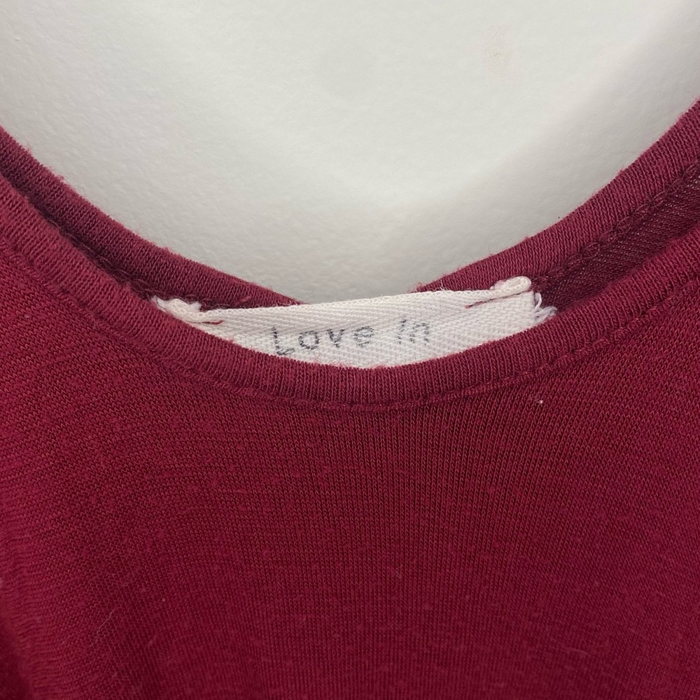 Love in Rich Burgundy Dress - Picture 2 of 3